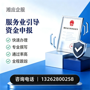 沈阳服务业引导资金申报服务