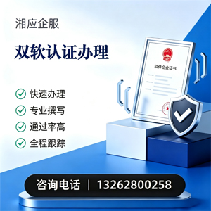 沈阳双软认证申报服务