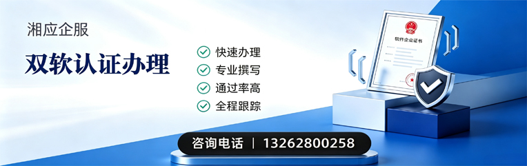 沈阳双软认证申报服务